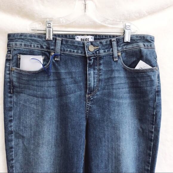 Paige Light Wash Verdugo Ankle Skinny Jeans - Picture 8 of 8